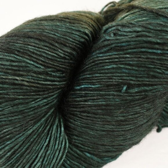 Sweet Fiber Yarns Superwash Merino Lite Hand Dyed Marshland Green - Picture 2 of 3